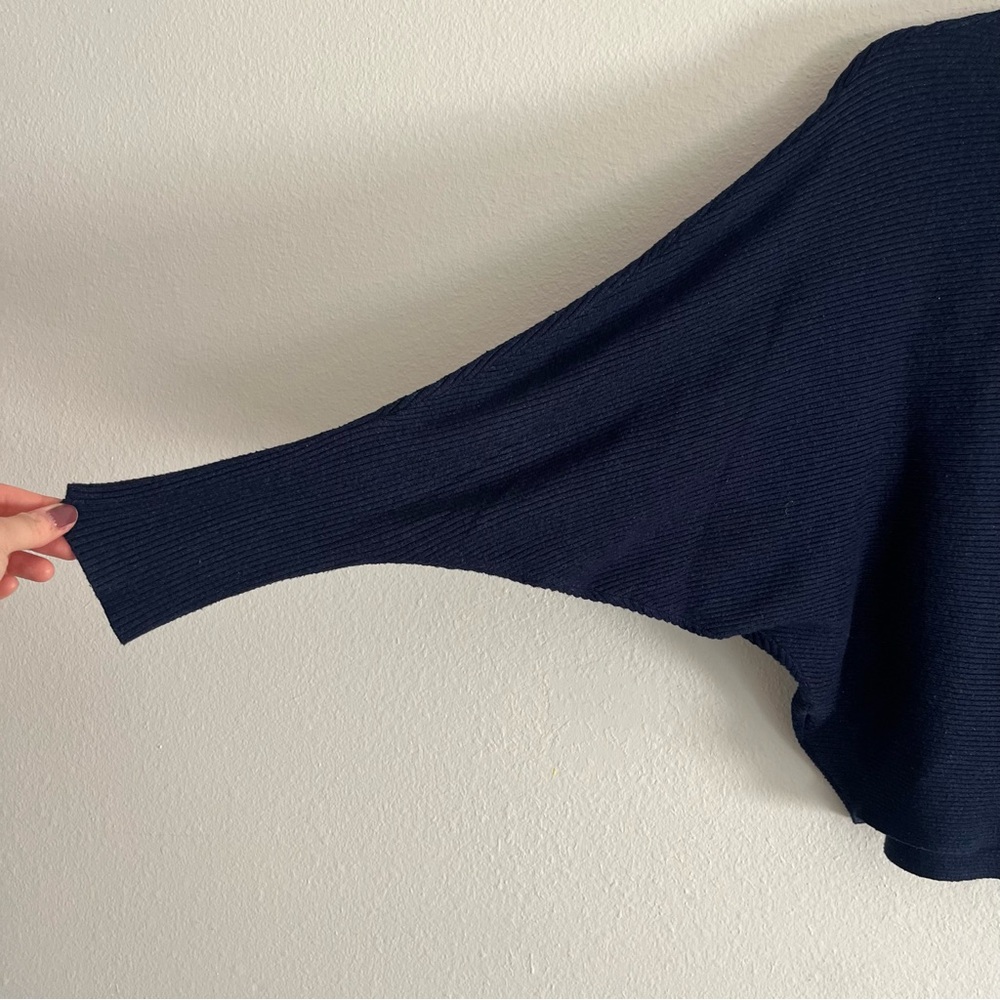 Philosophy Blue Ribbed Sweater - Picture 3 of 4